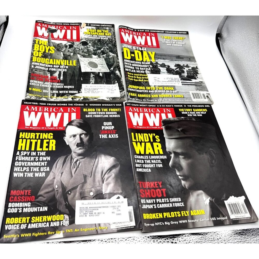 World War 2 WWII History Magazines Lot Of 4 2008/2009